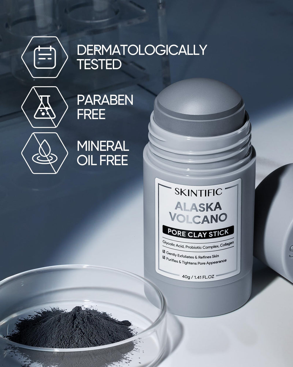 Follow-up care with SKINTIFIC 5X Ceramide Cream after mask application