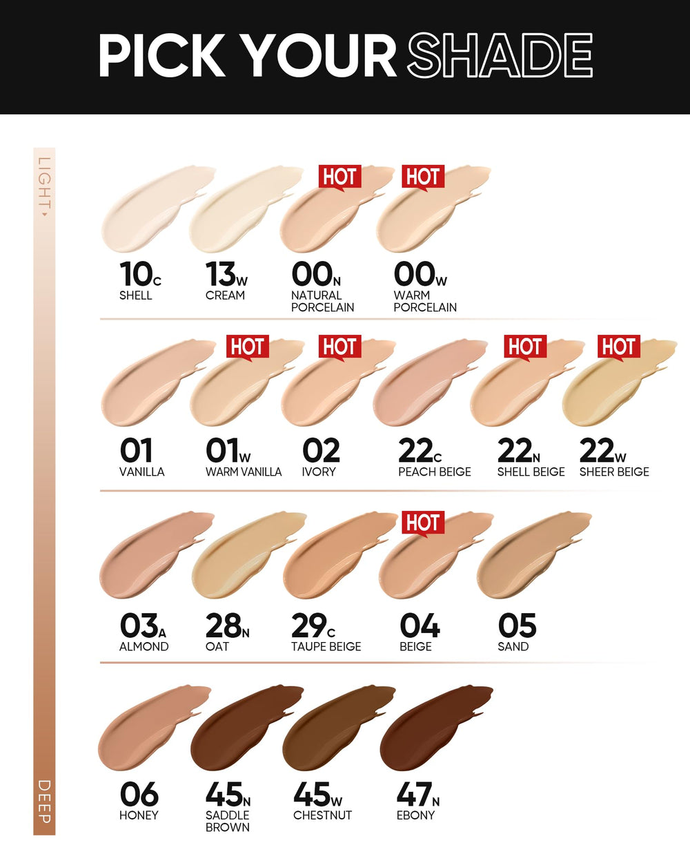 SKINTIFIC cushion Rubycell teardrop puff blends around nose and eyes