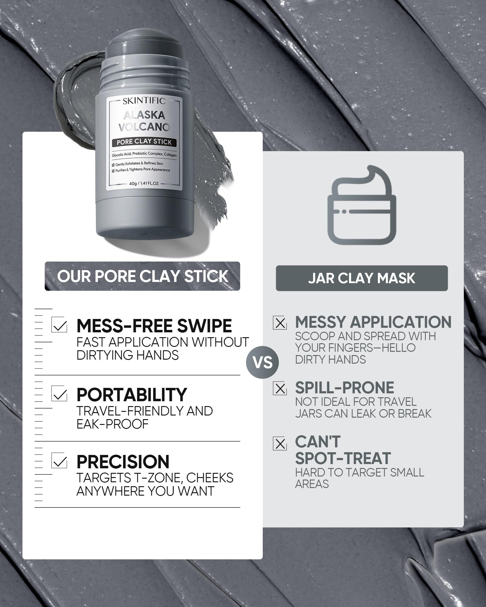 Removing SKINTIFIC mask with water for quick, clean rinse after treatment