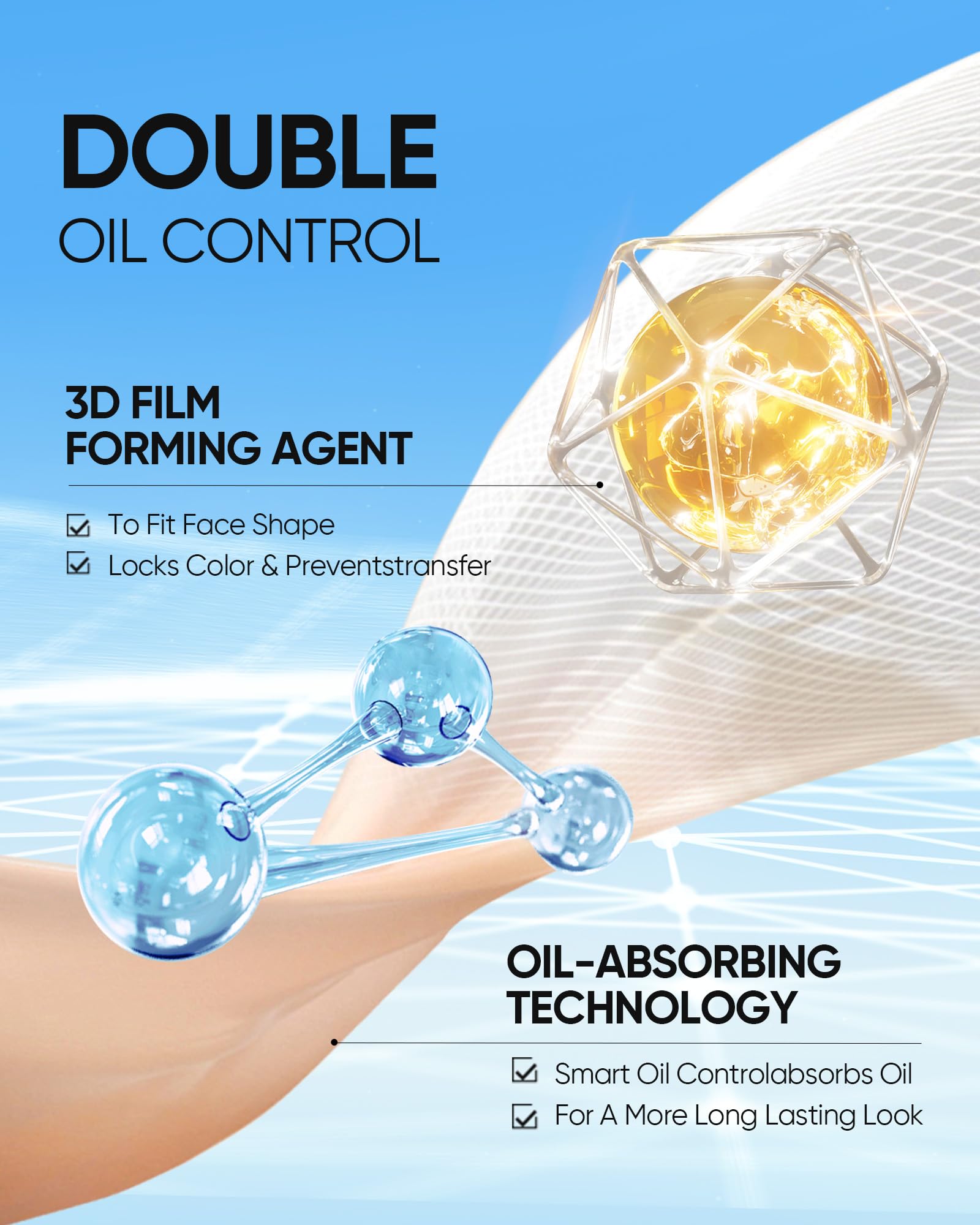 Skintific triple antioxidant formula with Niacinamide/Tocopherol/Astaxanthin supports skin radiance.
