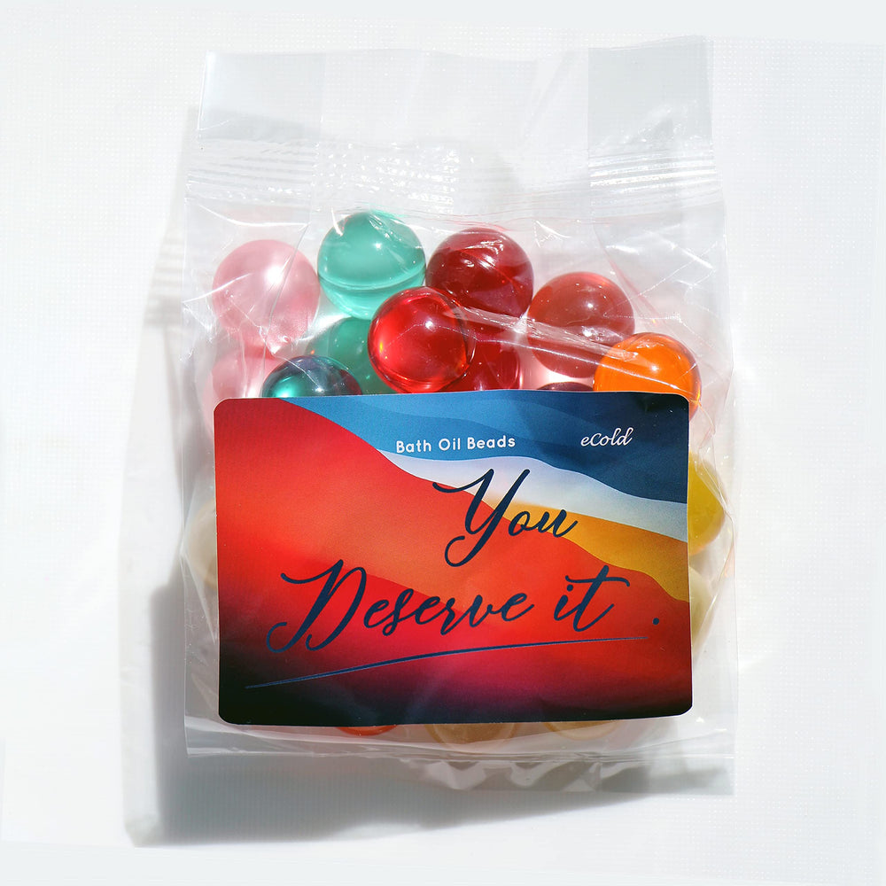 SKLEER Bath Oil Beads pearls 25-pack display emphasizes value and convenience