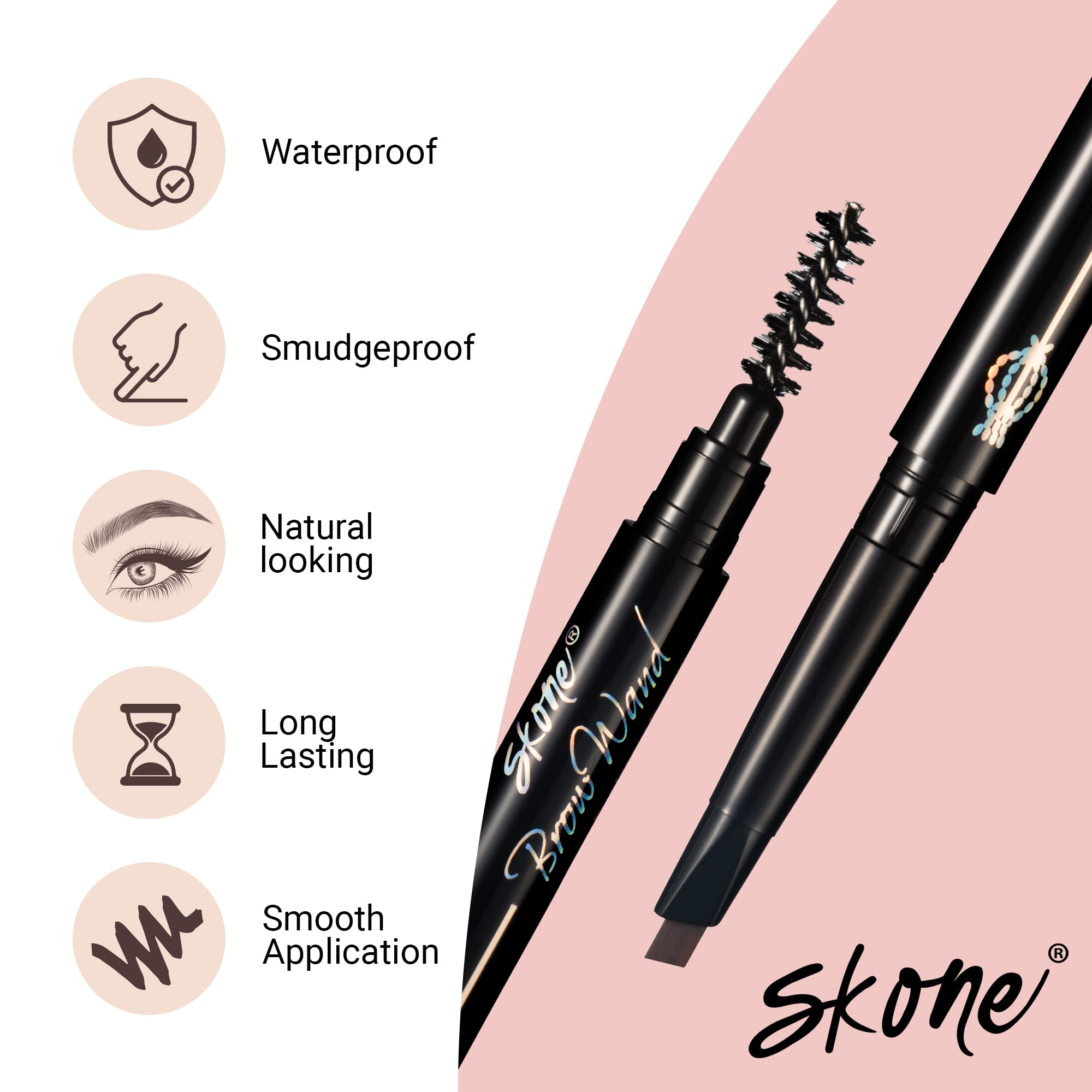 Skone Brow Wand waterproof longwear staying power through workouts