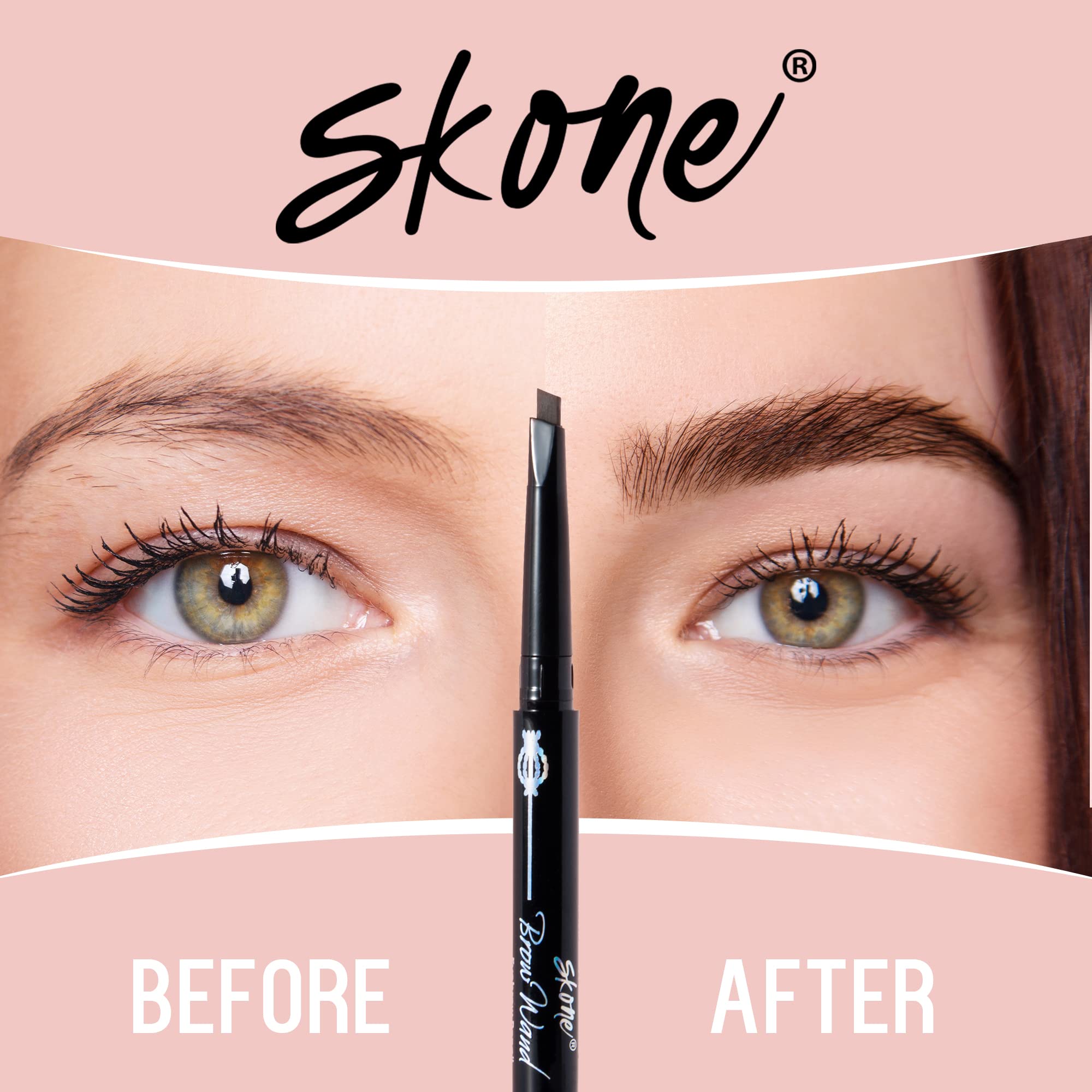 Skone Brow Wand workout-proof formula resists sweat and humidity