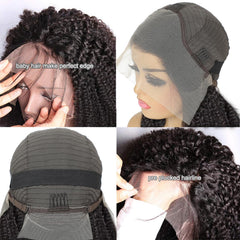 Skouty 24inch kinkycurly wig cap construction provides secure, comfortable fit