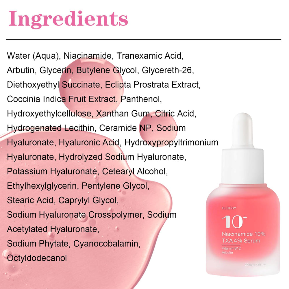 SKSOYT triple-active formula graphic—radiance and even tone potential.