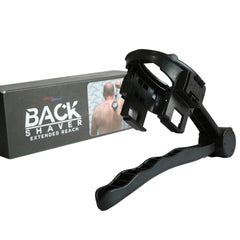 Skull Shaver Back Shaver Handle ergonomic-grip offers secure control during back shaving.