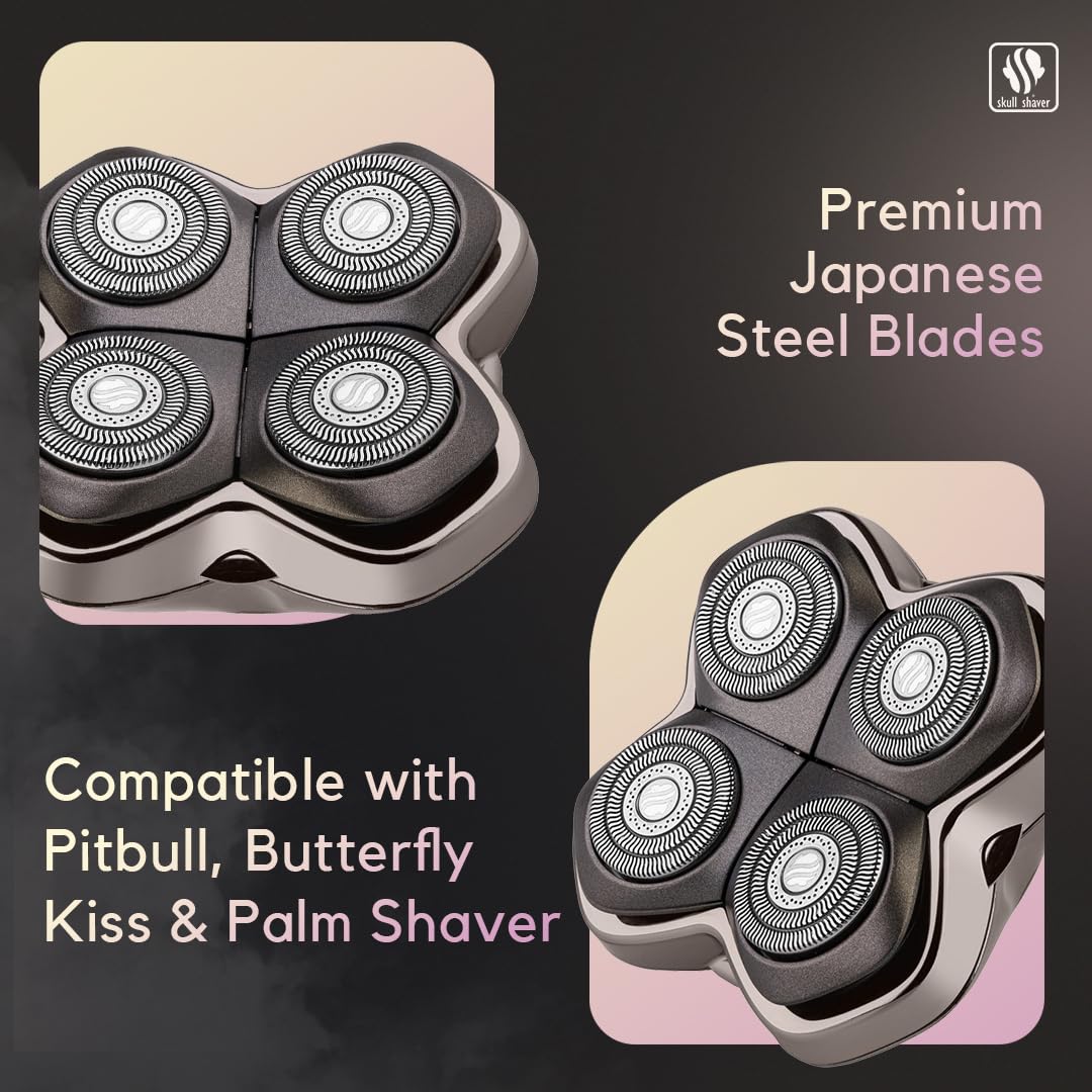 Baron PRO4 compatibility with Pitbull shaver graphic demonstrates universal fit.