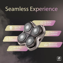 Baron PRO4 Japanese stainless steel blade up close emphasizes long-lasting performance.