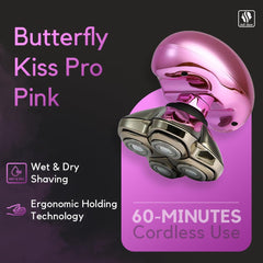 Skull Shaver Butterfly Kiss Pro body shaving for clean, gentle daily care.