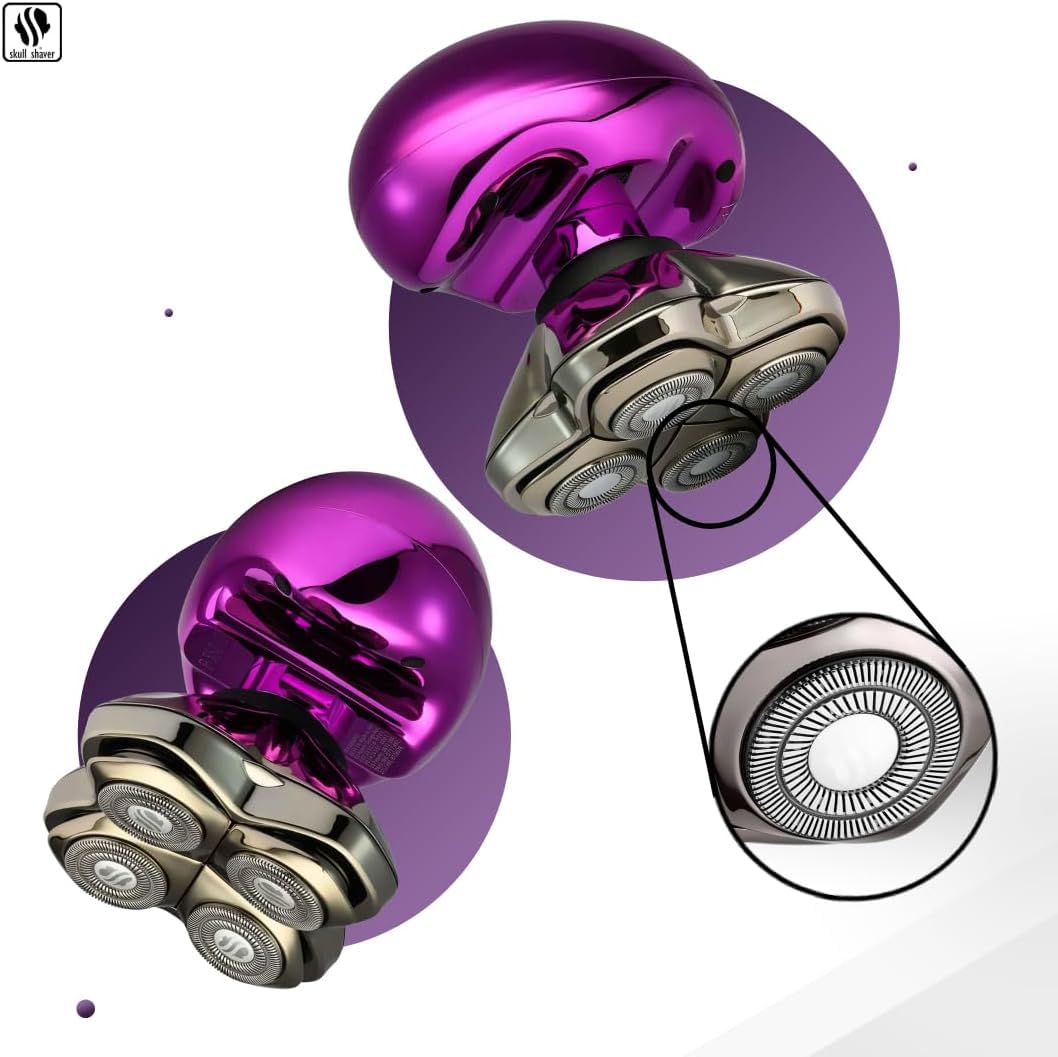 Skull Shaver Butterfly Kiss Pro IPX5 design enables easy cleaning.