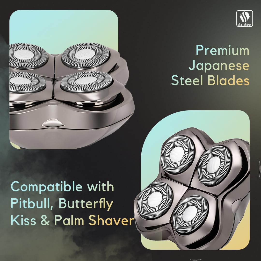 Easy-clean blade system simplifies maintenance between shaves.