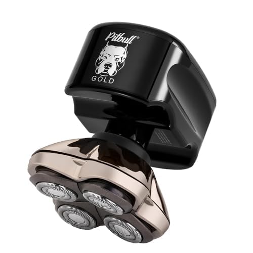 Skull Shaver Pitbull Gold Pro GX5 face hair trim for neat facial grooming.