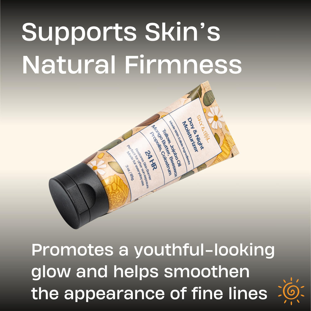 Sky and Sol Everything Cream on hand demonstrating smooth application for day and night use