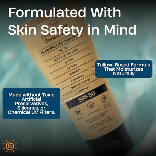 Sky and Sol SPF 50 on skin during outdoor activity demonstrating water resistance.