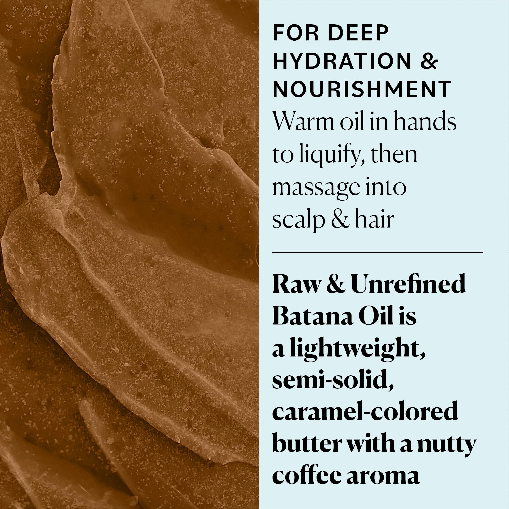 Sky Organics Batana Oil amber glass bottle on counter emphasizes purity