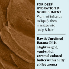 Sky Organics Batana Oil amber glass bottle on counter emphasizes purity