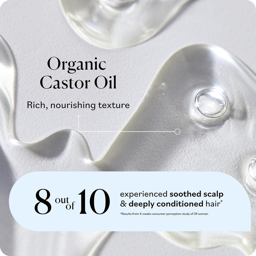 Sky Organics Castor Oil on skin for lightweight hydration and care.
