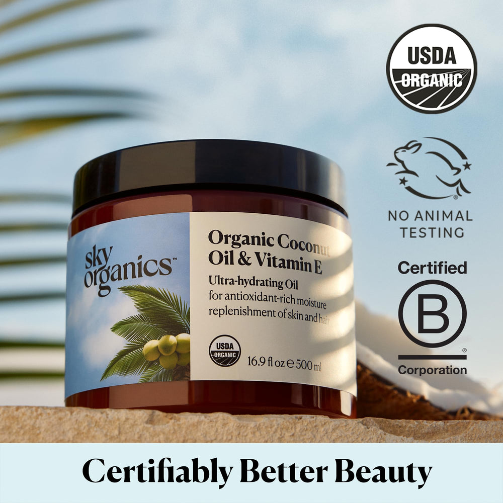 Sky Organics ebook companion—quick coconut oil routines