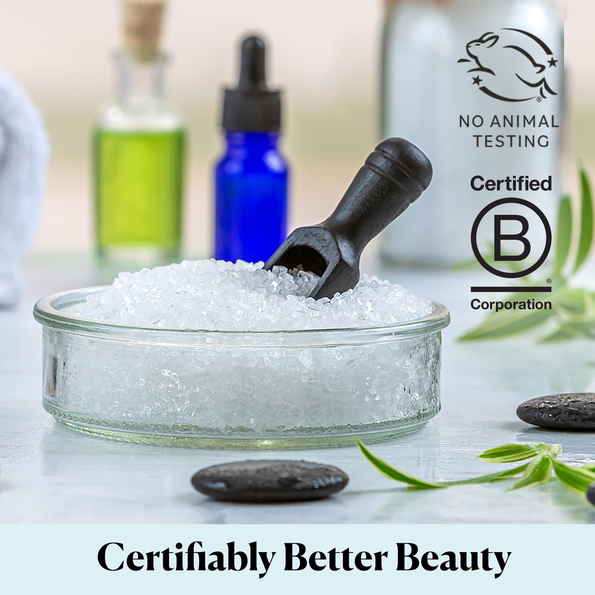 Unscented Sky Organics Epsom Salt suitable for sensitive skin routines.