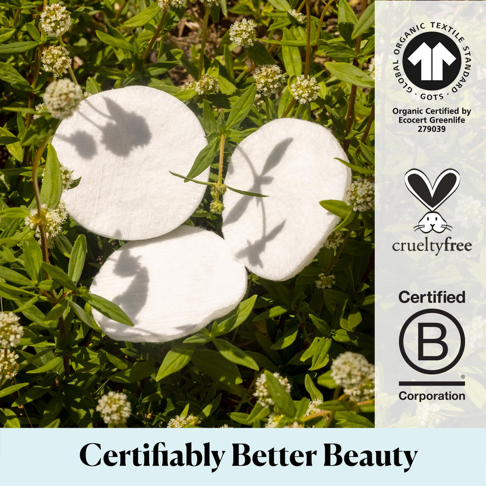 Sky Organics GOTS-certified label highlights organic cotton purity.