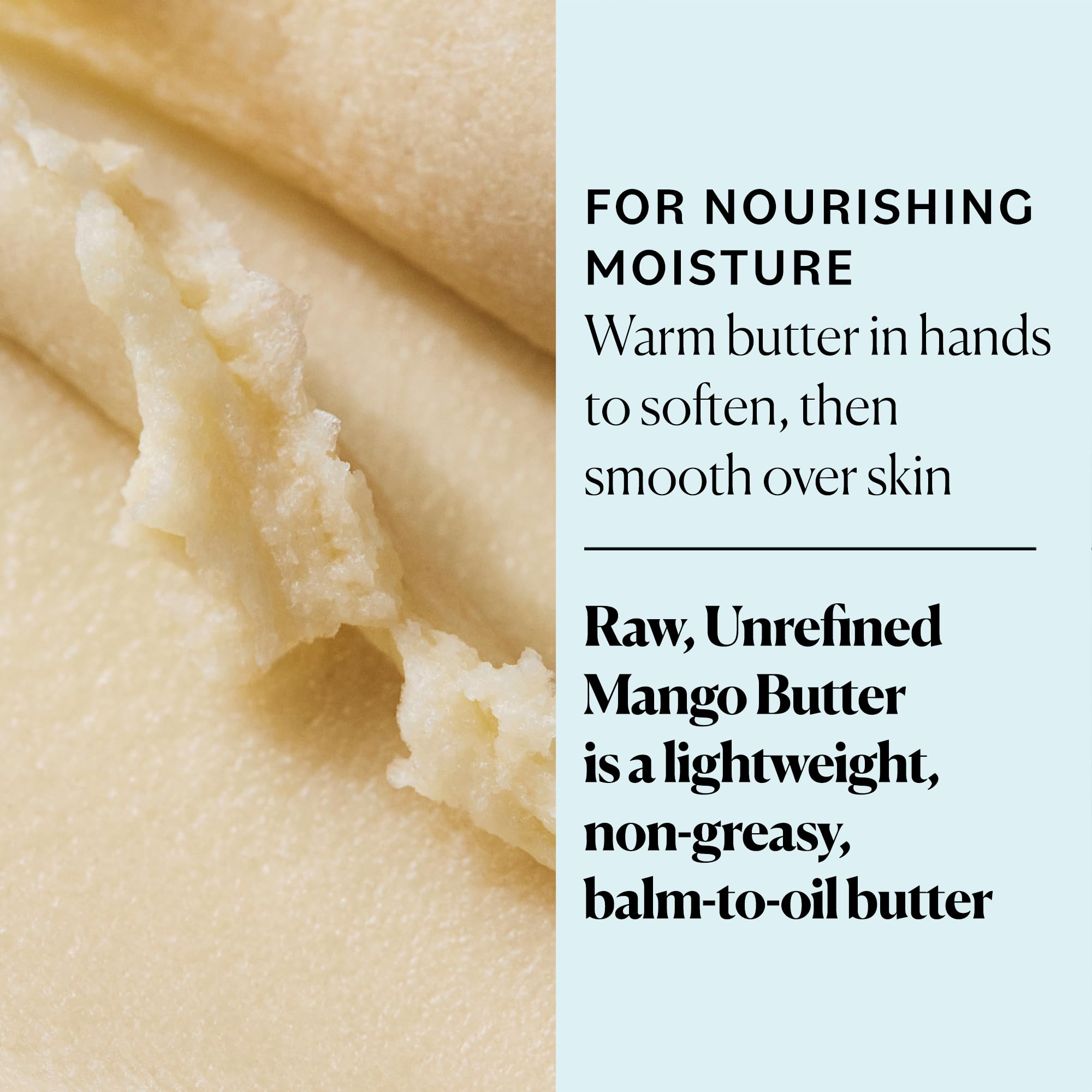 Sky Organics Mango Butter ingredients purity highlights single-ingredient formula.