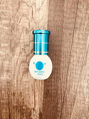 Sky Zone eyelash glue black formula on lashes for seamless line.