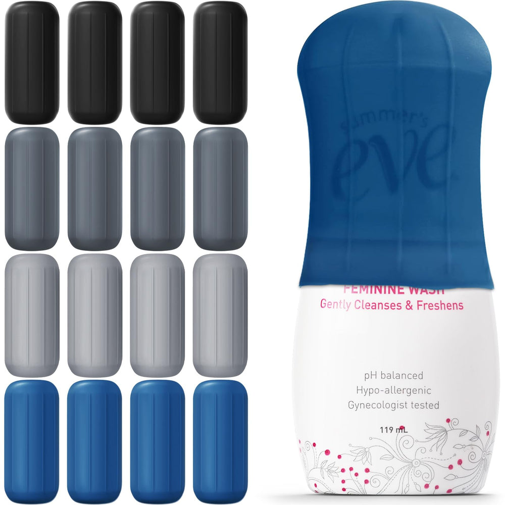 Skyconser silicone bottle cover pack in 8 colors with leak protection
