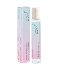 Skylar Boardwalk Delight bottle front, hypoallergenic fragrance with oceanic freshness.