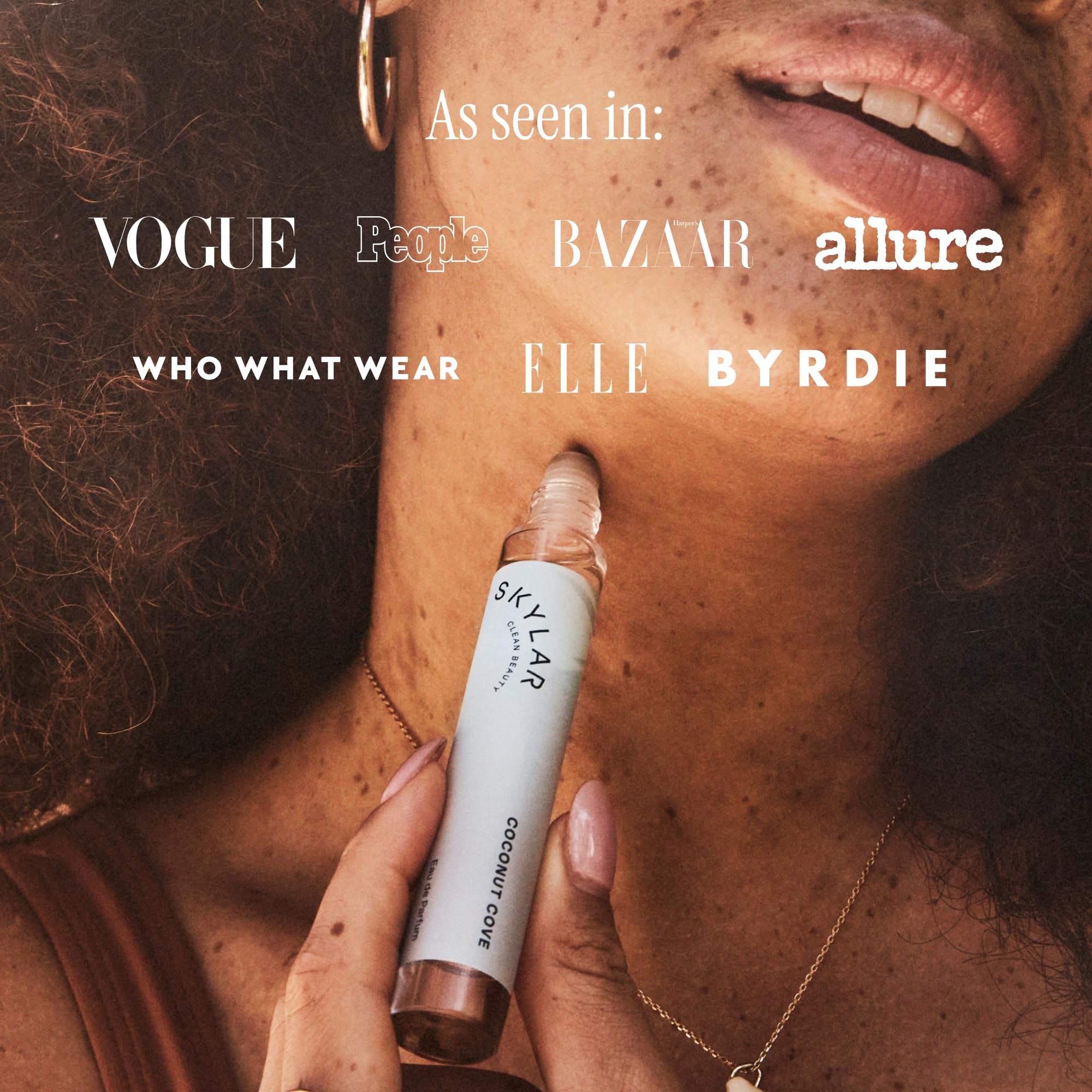 Skylar Coconut Cove dreamy-scene suggests all-day wear and mood-boosting freshness