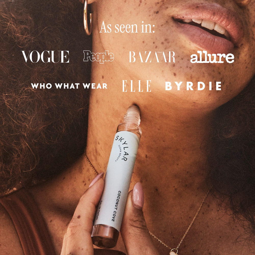 Skylar Coconut Cove dreamy-scene suggests all-day wear and mood-boosting freshness