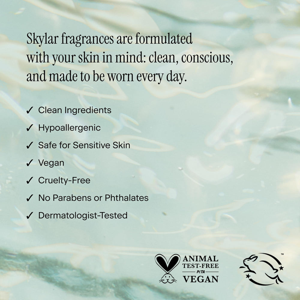 Skylar Isle Escape packaging box communicates vegan, cruelty-free values