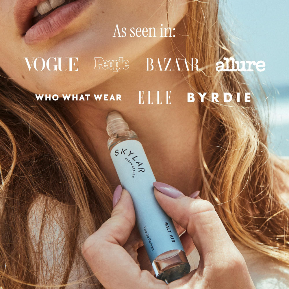 Skylar Salt Air 10ml travel-size demonstrates simple layering potential.