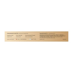 Skylar Vanilla Sky top notes cappuccino and bergamot aroma preview.