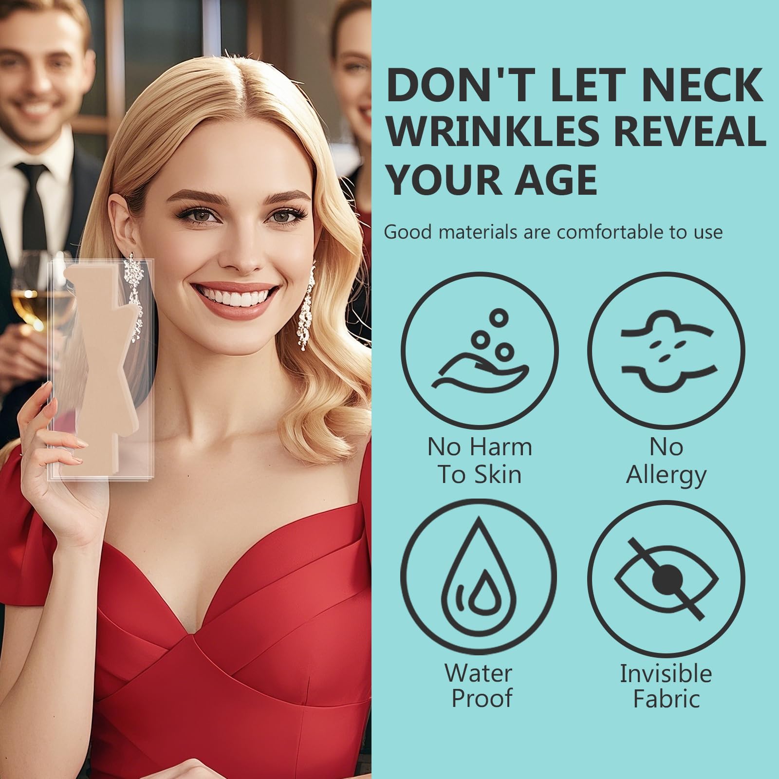 Skymore neck-tape all-day-comfort ensures breathable, long-lasting support.
