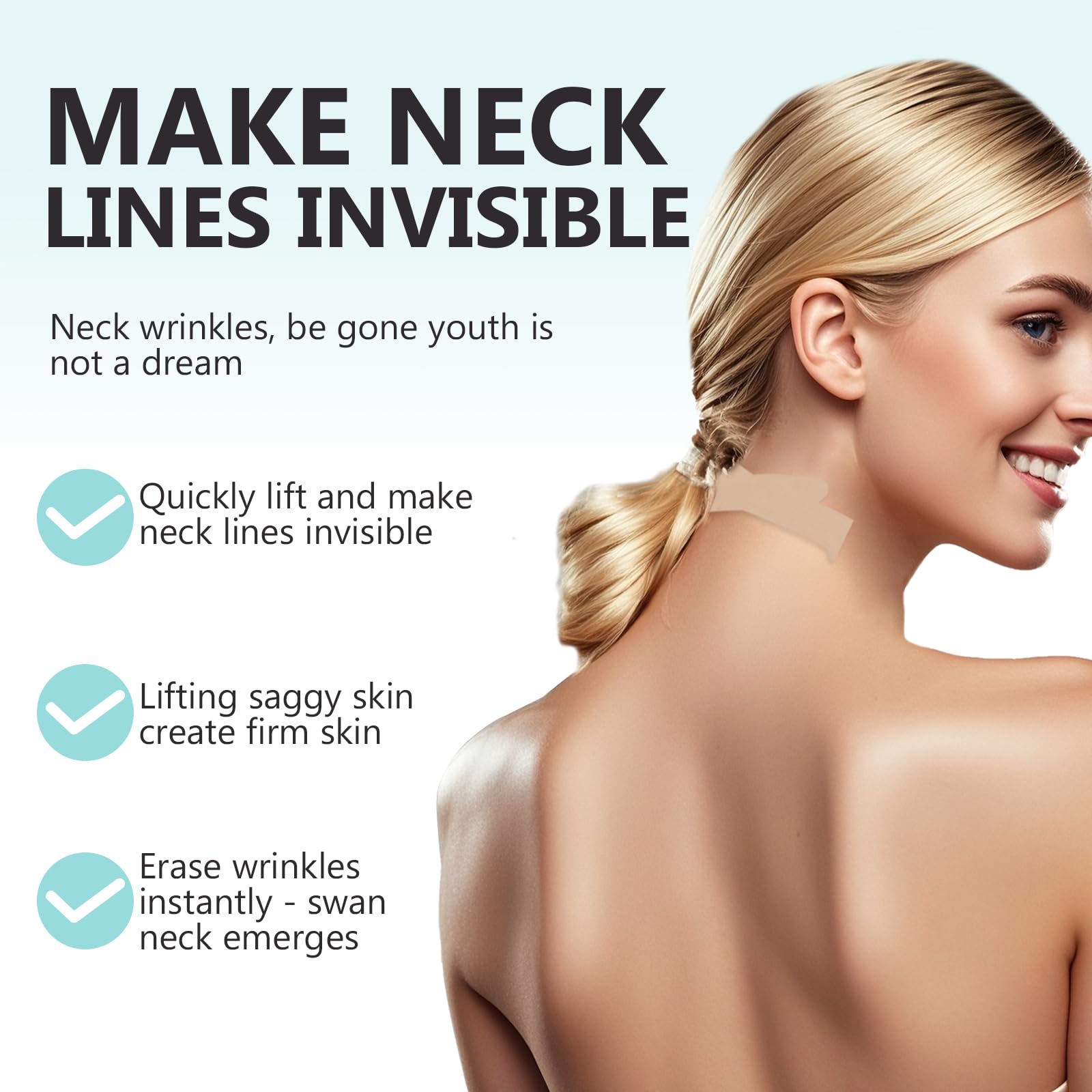Skymore neck-tape discreet-under-clothes remains invisible under outfits.