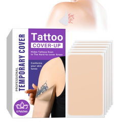 Skymore tattoo cover up patch waterproof in action, with seamless skin blend for outdoor wear.