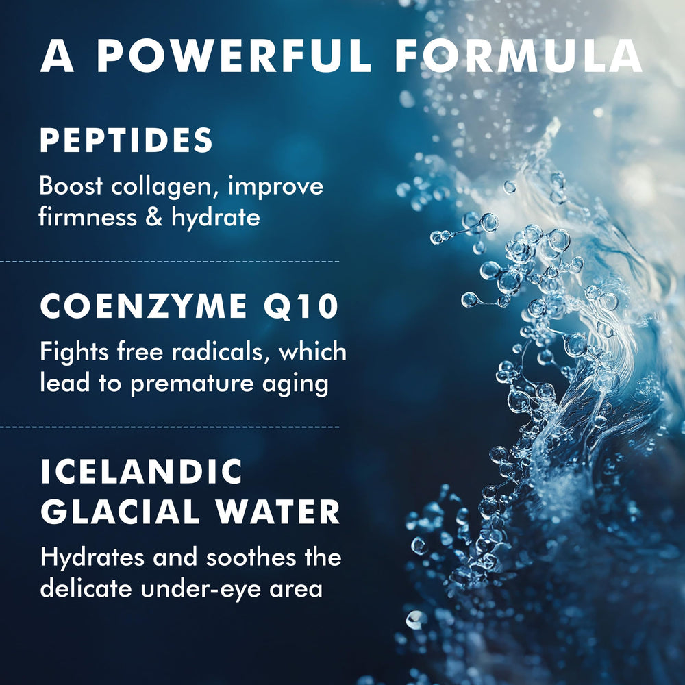 Skyn ICELAND hydrogel matrix cools and hydrates skin.