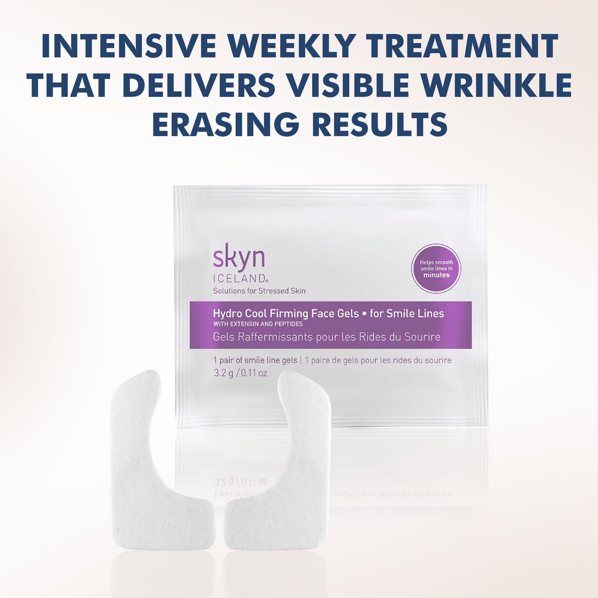 Skyn ICELAND hydrogel texture closeup highlights cooling and hydrating feel