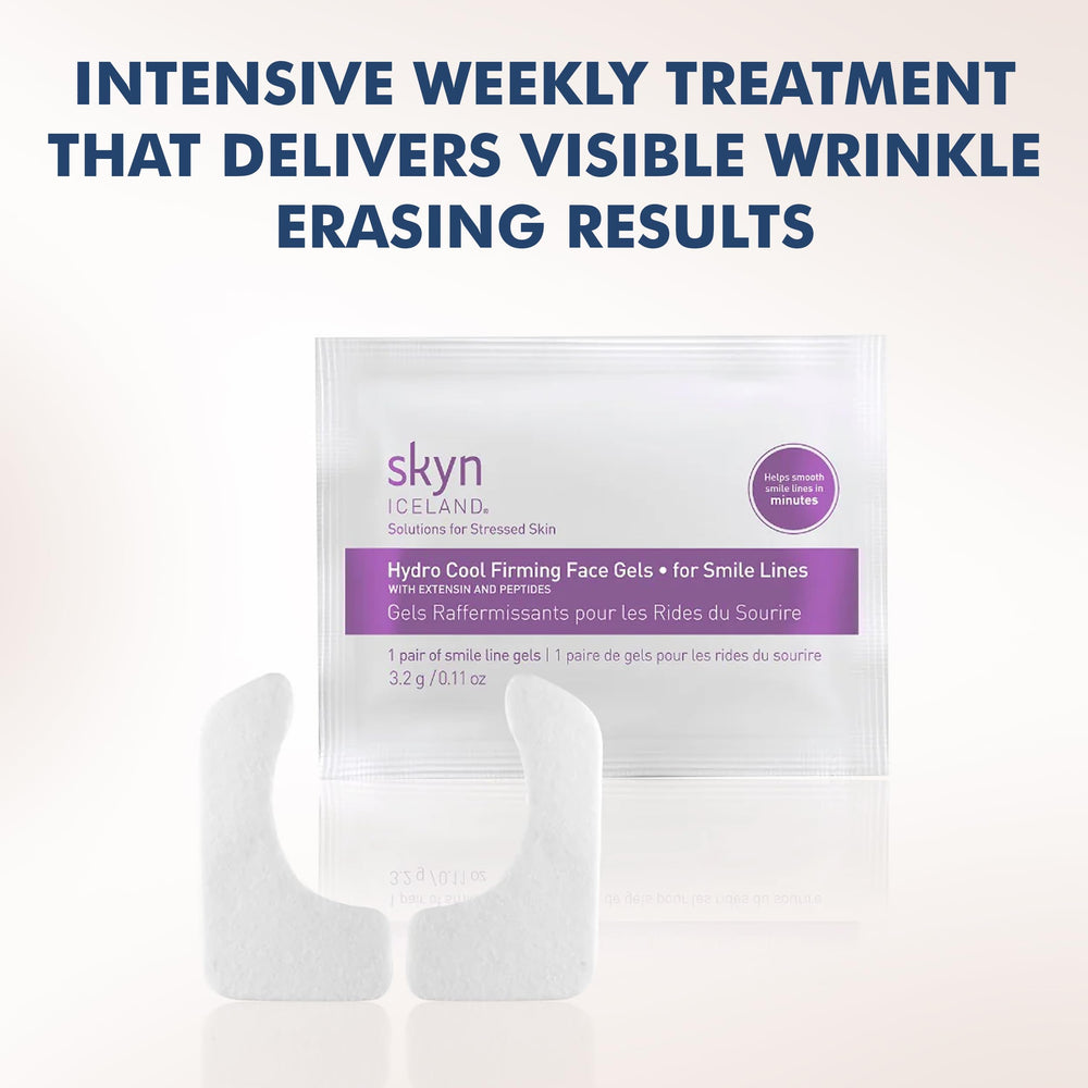Skyn ICELAND hydrogel texture closeup highlights cooling and hydrating feel
