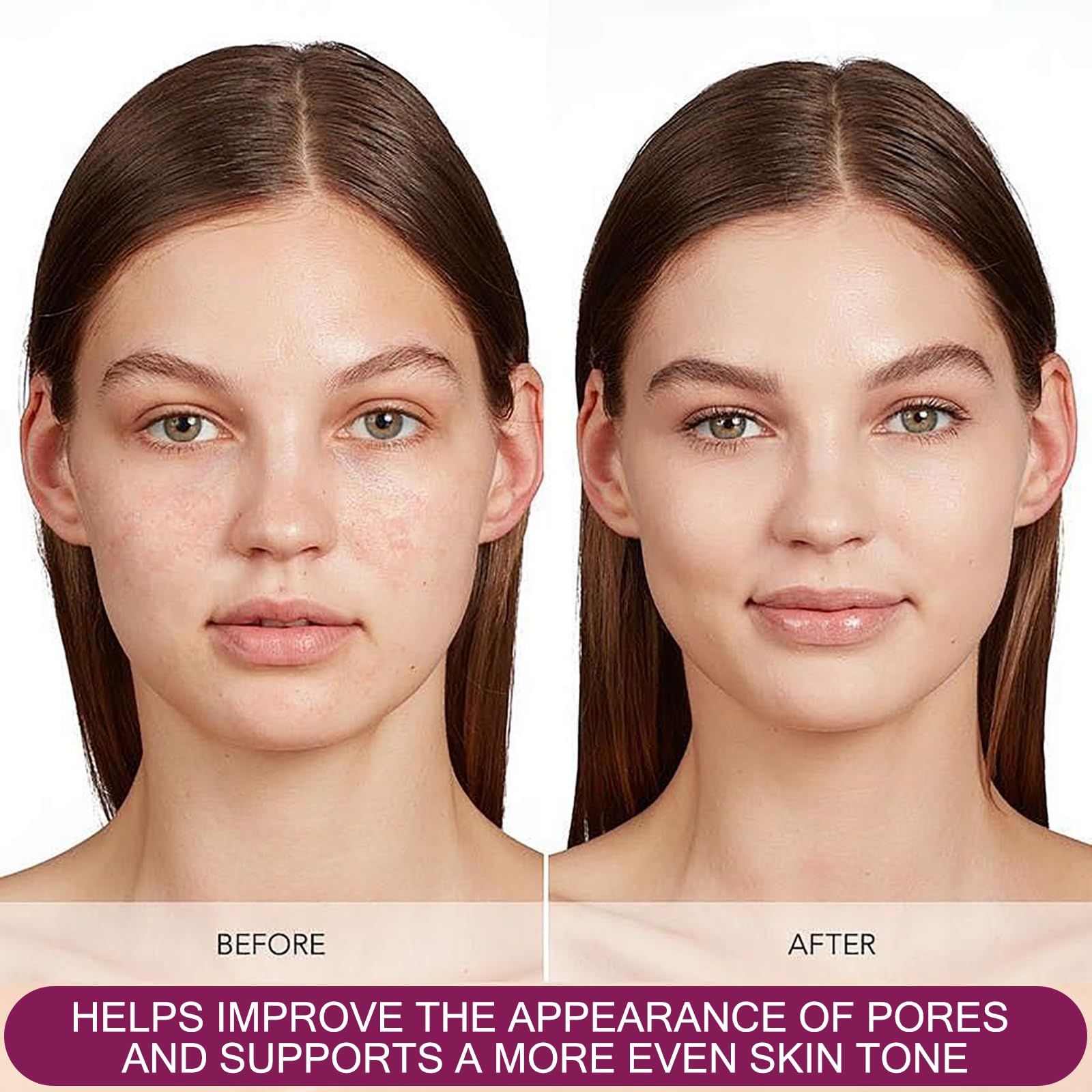 Skynflow Collagen Mask shows even application with a brush for smooth coverage.