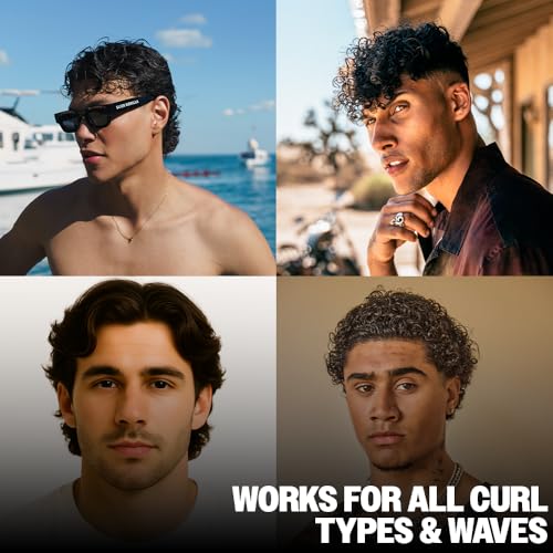 Slick Gorilla Curl Cream hair application shows soft definition without stiffness.