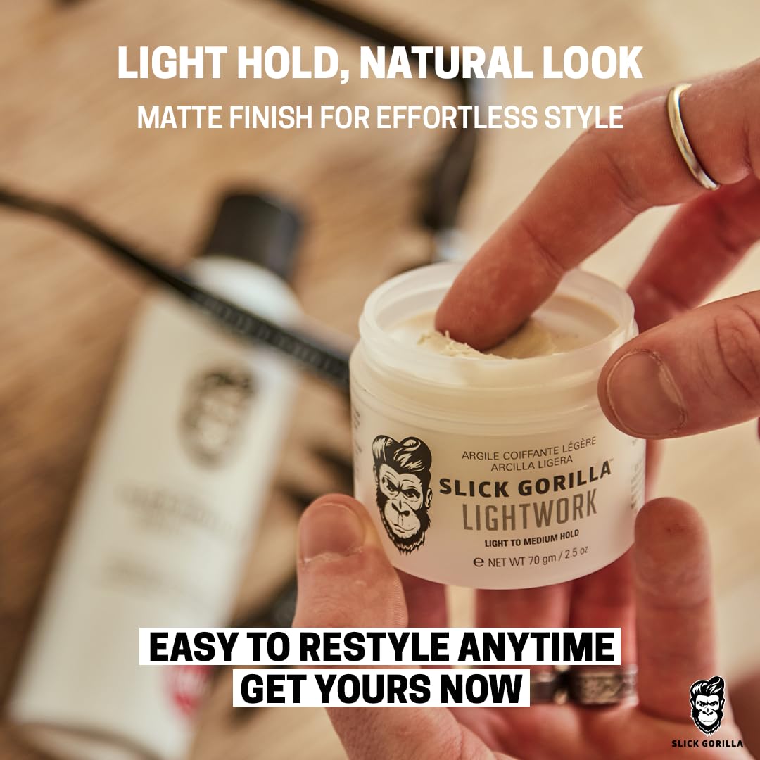Slick Gorilla Lightwork hair definition enables textured styles with natural movement