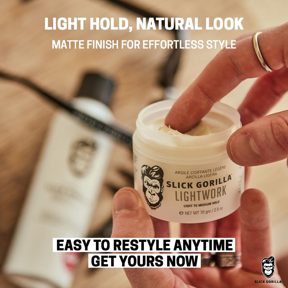 Slick Gorilla Lightwork hair definition enables textured styles with natural movement