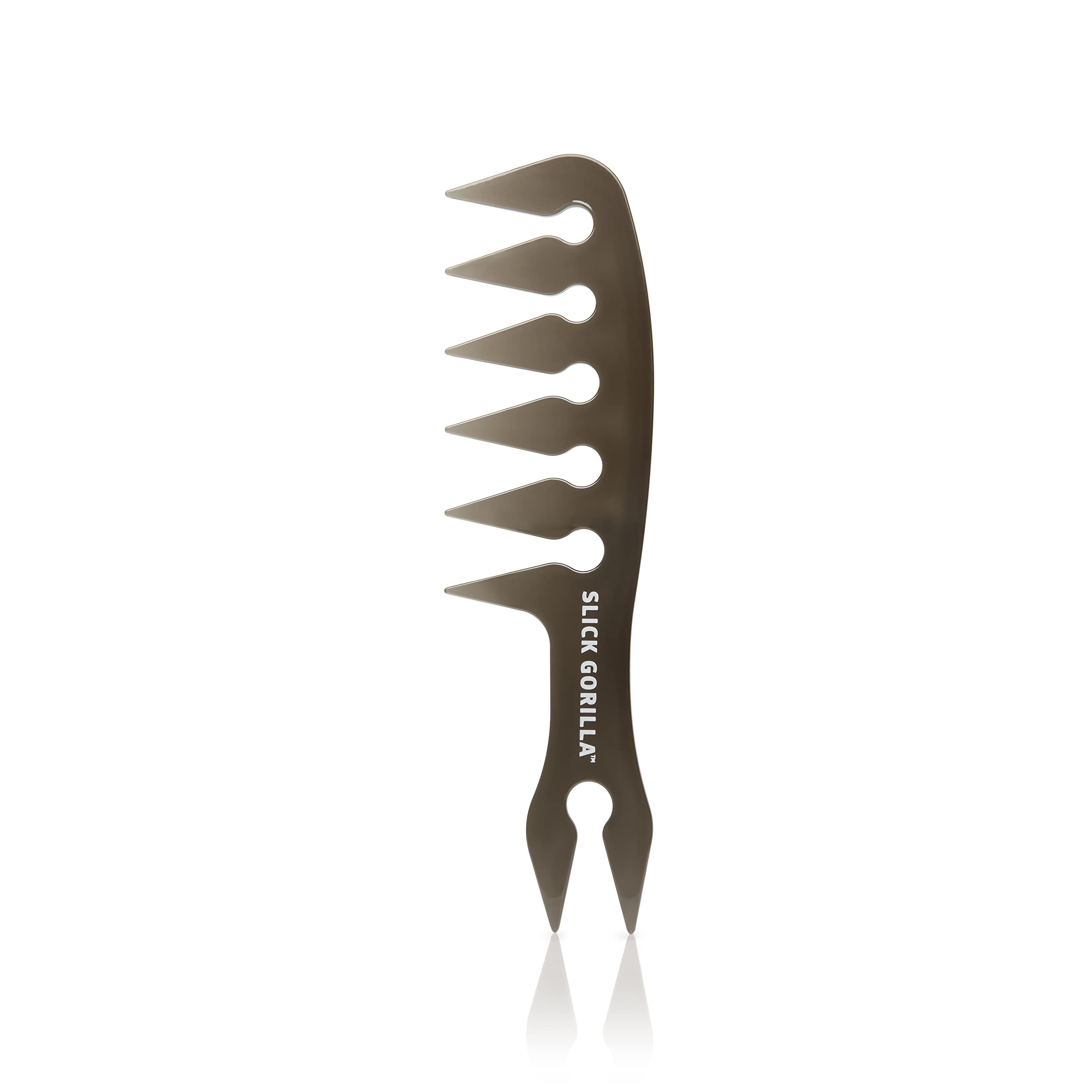 Slick Gorilla Texture Comb close-up showing wide-tooth design for easy detangling and textured styling