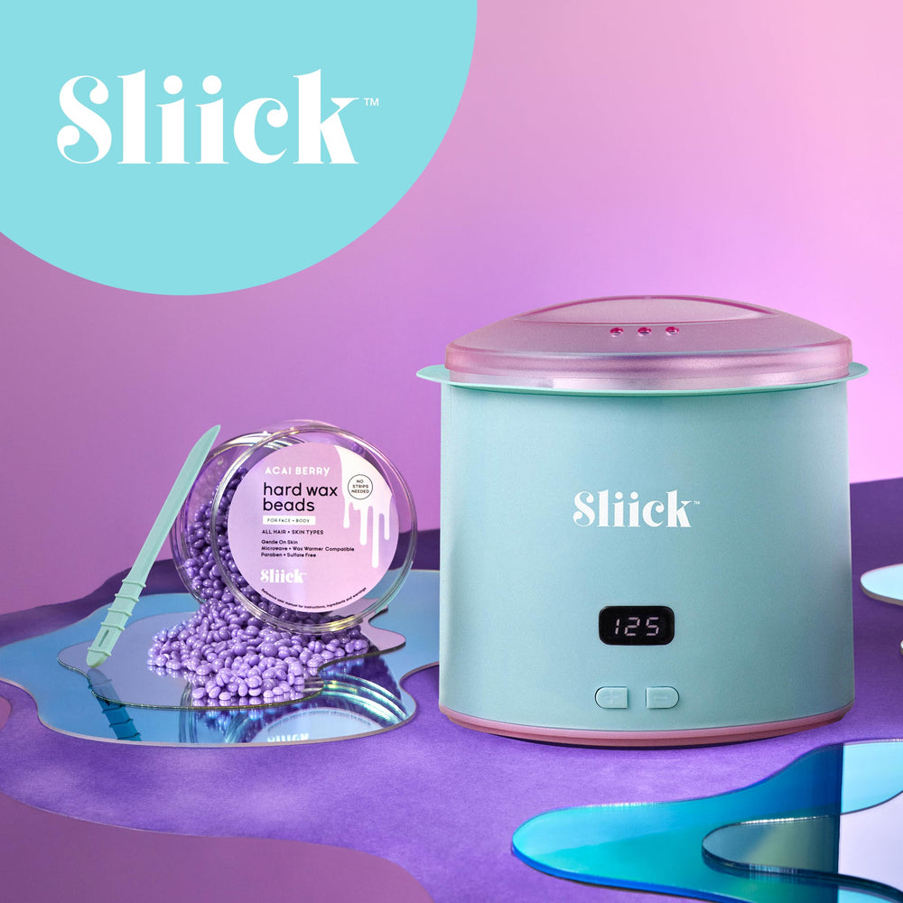 Sliick waxing routine essentials support comfortable, regular waxing.
