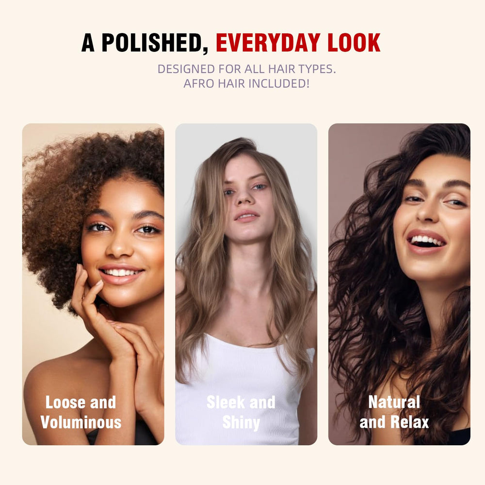 Slikwave Hair Dryer cool-shot button demonstrates quick set-in styling capability.