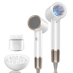 Slikwave Hair Dryer nozzle closeup highlights precise airflow for even drying.