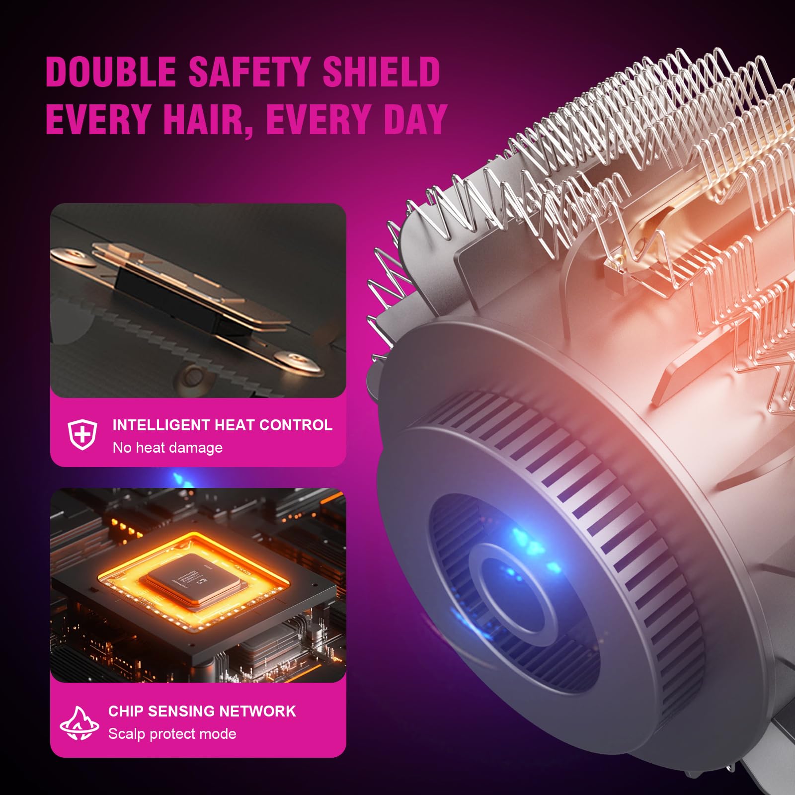 Slikwave frizz-control performance with long lasting lustre after styling