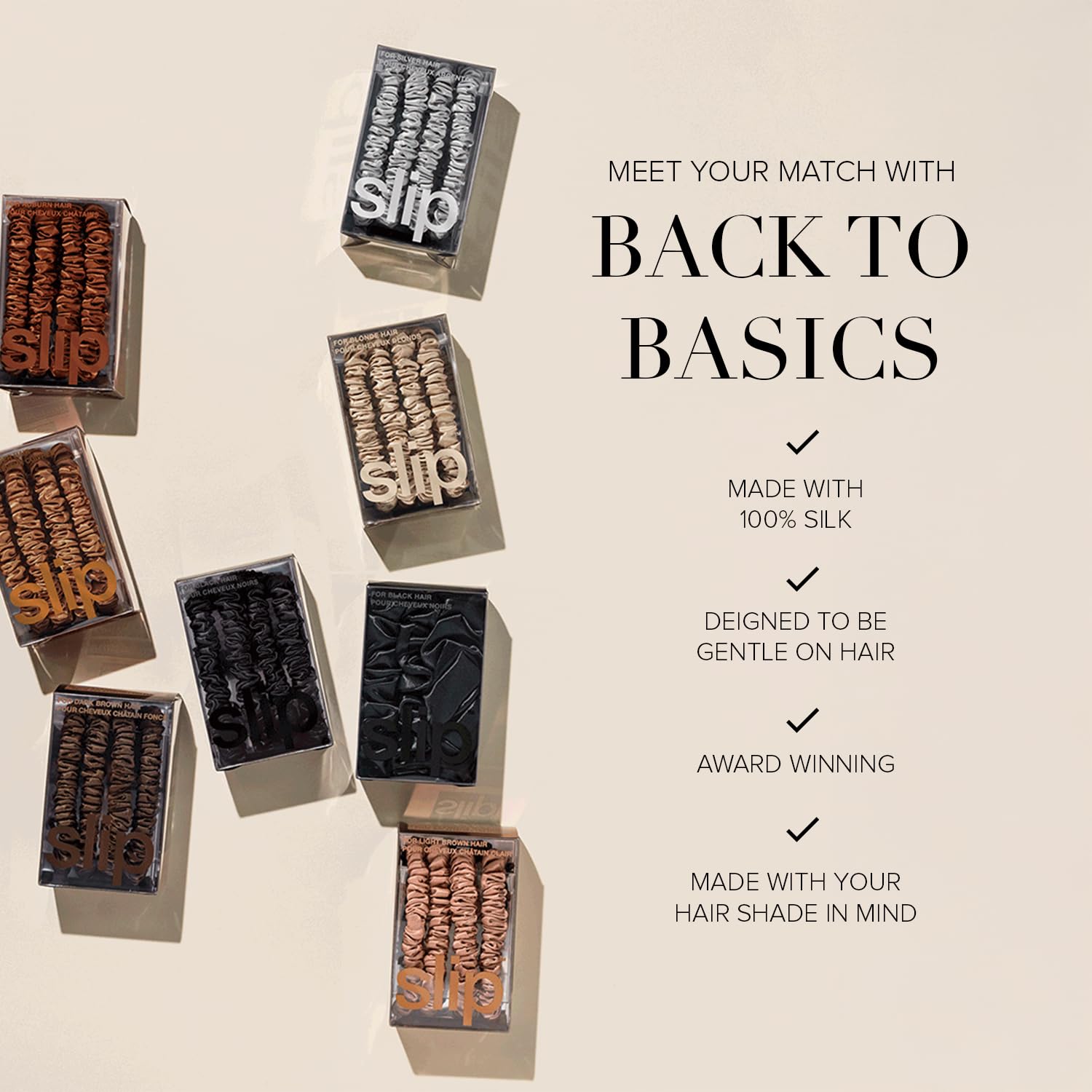 SLIP Back to Basics dark brown close-up reveals 22 momme mulberry silk texture.