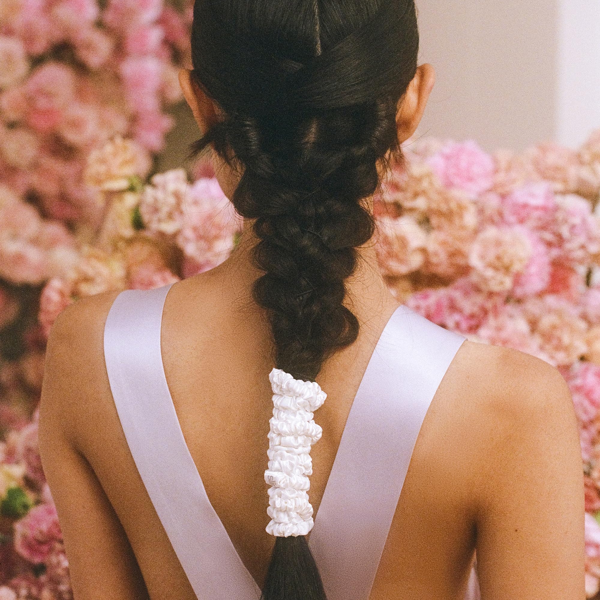 SLIP Skinny silk shine closeup highlights luxurious silk and durability